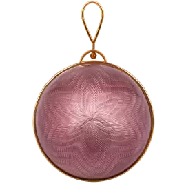 6pcs Jewelry Christmas Balls Set, Purple and White